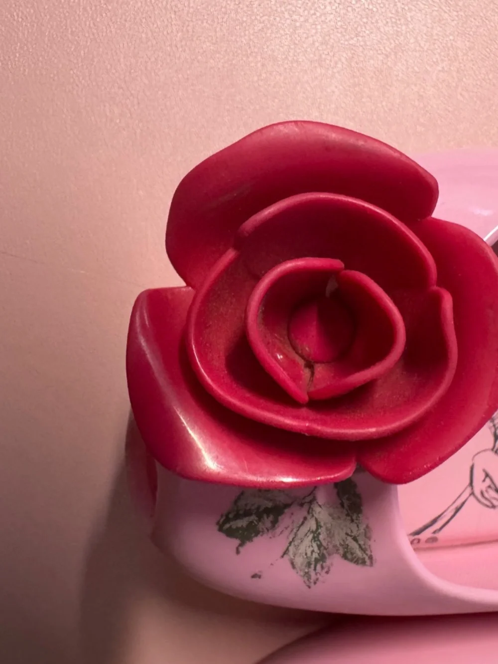 Mini Melissa x Disney Beauty and the Beast Belle Rose Flats